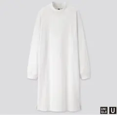 ユニクロ　モックネックTワンピース