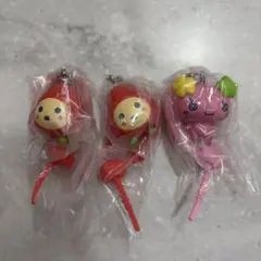 たまごっちカラフルマルチチャーム　ふらわっち　いちごっち