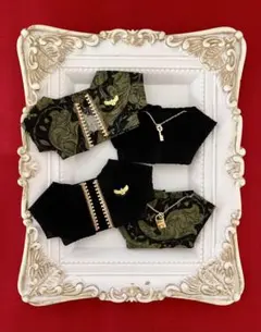 ☘️ぬい服10-12cmおしゃれ着【523】4枚セット