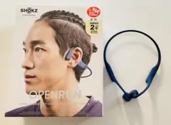 SHOKZ OpenRun 骨伝導イヤホン ブルー S805 - メルカリ