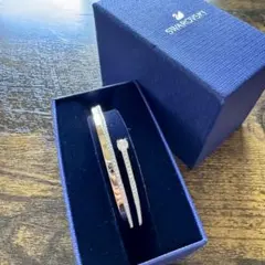 【Swarovski】新品|ストーン|バングル|ブレスレット|シルバー|ゴールド