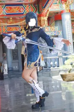 【三分妄想】原神 行秋　コスプレフルセット