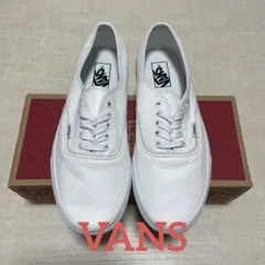 [新品]28cm VANS バンズ authentic whiteleather