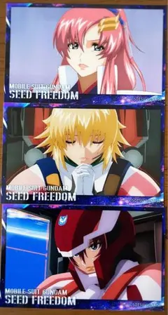 ガンダムSEED FREEDOM ミニ ブロマイド ラクス カガリ ルナマリア