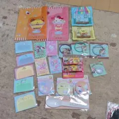 ポムポムプリン・ハローキティ文房具セット