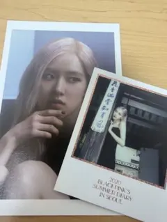 BLACKPINK ロゼ　ポストカードチェキ 2枚セットです！