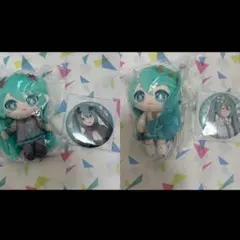 プロセカ　はぴこれ　初音ミク　ぬいぐるみand缶バッジ