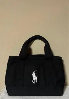 RALPH LAUREN ラルフローレン　ハンドバッグ　トートバッグ　ブラック