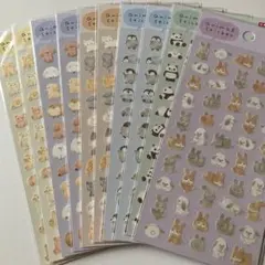 アニマルシール　おまとめ 10点