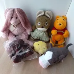 昭和レトロ 平成レトロ ぬいぐるみ 6体 まとめ売り ヴィンテージ