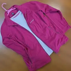 mont-bell パープル シャミース フリースジャケット L-R