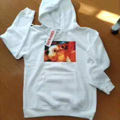 新品未使用　グレムリン　ギズモパーカー　ユニセックスMサイズ 白　裏起毛