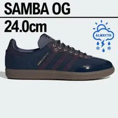 adidas SAMBA OG ALWAYTH 新品 24.0cm ネイビー