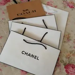 COACH・CHANEL ショップ袋 4枚セット