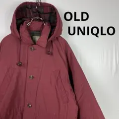 OLD UNIQLO OLIGINALバーガンディ M モッズコート3-HA
