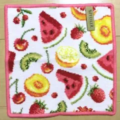 新品☆フェイラー FEILER フルーツポプリ　タオルハンカチ スイカ