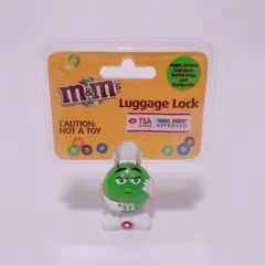 【新品未使用】M&M's Luggage Lock グリーン