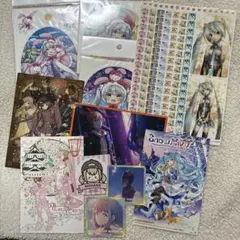 初音ミク　雪ミク　ポストカード　ステッカー　シール　まとめ売り
