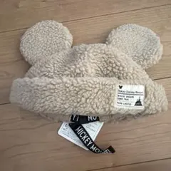 ディズニー　帽子　モコモコ　フリース　ファンキャップ　ミッキー