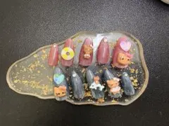 日焼けキティ ネイルチップ 10個セット