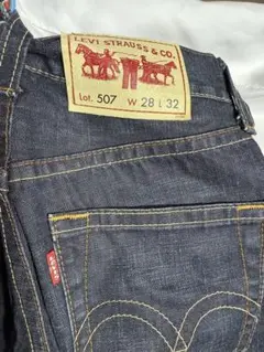 LEVI'S Lot 507 W28 L32 ブーツカットデニム