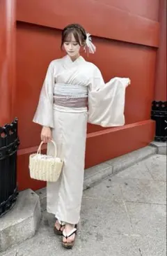 グレイル　サテン　浴衣セット