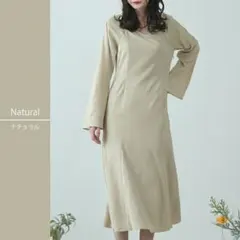 kana サテン ワンピース パーティー ドレス　ブラック