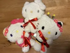 【ハローキティ】ぬいぐるみ3体セット (Myハローキティ抱っこポーズドール)