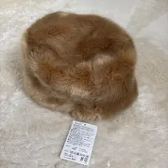 フェイクファー帽子　新品未使用品