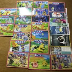 希少 ポケモン ゲットカード トップサン 旧裏 カードダス スクラッチ