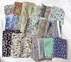 Libertyリバティプリント生地 はぎれセット 多様なデザイン