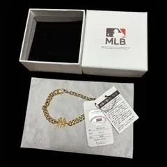 MLB ニューヨーク・ヤンキース ブレスレット ゴールド　箱タグ付 未使用WBC