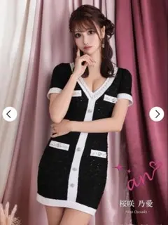 【2,000円値下】DAZZY デイジー　スパンコールVネックタイトドレス