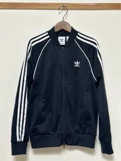 adidas 刺繍ロゴ　トラックジャケット