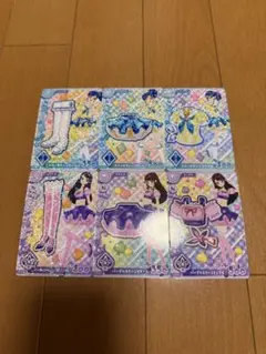 アイカツ カード 6枚セット ブルーステージ パープルステージ