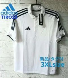 3XL■新品 アディダス TIRO23 リーグ 半袖ポロシャツ 移動着
