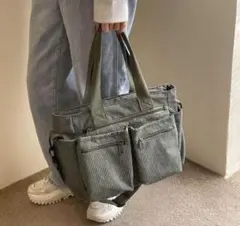 バッグ ショルダーバッグ トートバッグ 2way 多機能収納バッグ