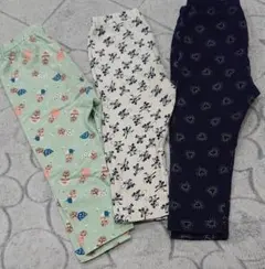 ユニクロ レギンス 80  3枚セット