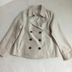 GLACIER トレンチコート ショート やや光沢あり M