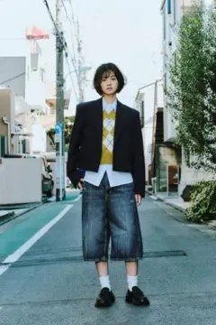 ZARA アーガイル柄ニットベスト