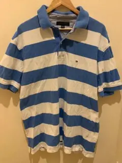 古着　tommy hilfiger トミーヒルフィガー　ボーダーポロシャツ