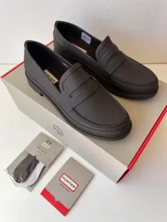 HUNTER ハンター ローファー レインシューズ チョコレートブラウン