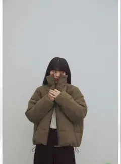 Check Volume Outer カーキ