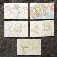 鬼滅の刃 ポストカード 無限列車編 煉獄杏寿郎 5枚セット