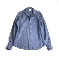 美品 ブルックスブラザーズ アイリッシュ リネン ポロカラー 長袖