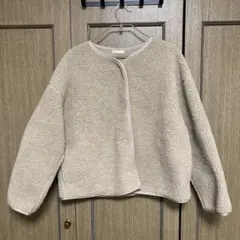 ハニーズ　ボアジャケット　Mサイズ　ベージュ