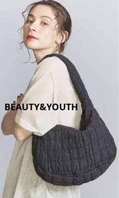BEAUTY&YOUTH ポップコーン ワンハンドル ショルダーバッグ＊ブラック