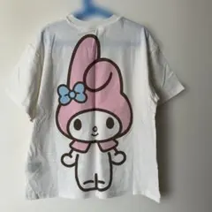【新品タグ付】マイメロディ バック ビッグプリント オーバーサイズ tシャツ