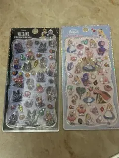 正規品 ディズニーヴィランズ 不思議の国のアリス プチドロップステッカー