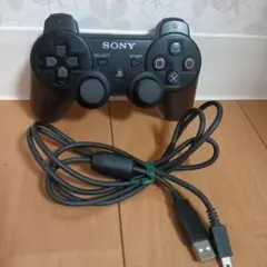 動作品！SONY プレイステーション3 コントローラー CECHZC1J 黒